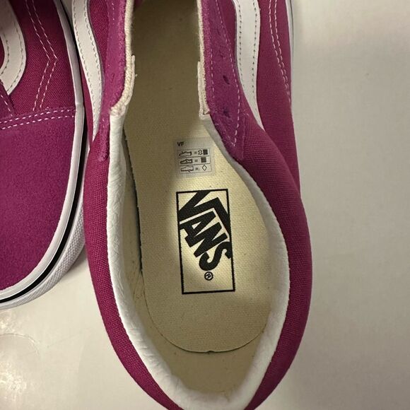 Vans Old Skool Skate Shoes Fuchsia Pink Purple Women’s size 9 NEW - Picture 11 of 16